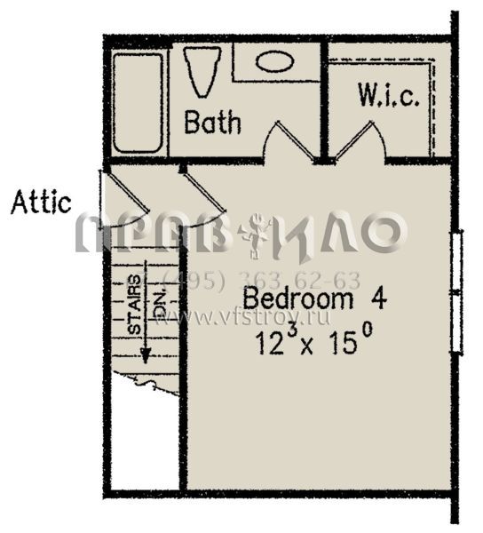 Проект одноэтажного дома с гаражом на две машины в стиле Ранчо S5-231 (8594-00291)