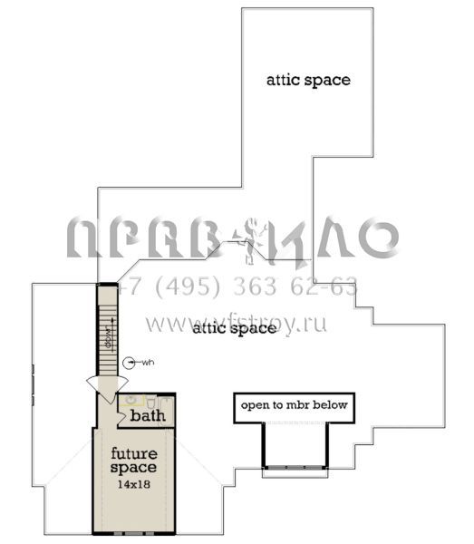 Проект одноэтажного дома с гаражом на две машины в стиле Ранчо S5-183 (048-00270)