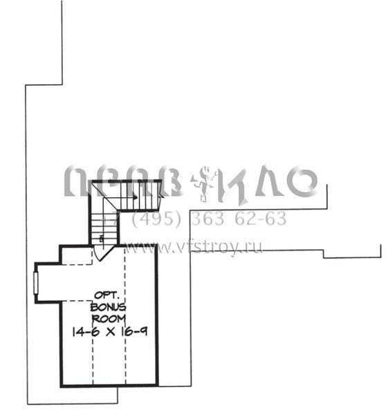Проект одноэтажного дома с гаражом на две машины в стиле Ранчо S5-137 (6082-00057)
