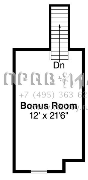 Проект одноэтажного дома с гаражом на две машины в стиле Ранчо S5-127 (035-00591)