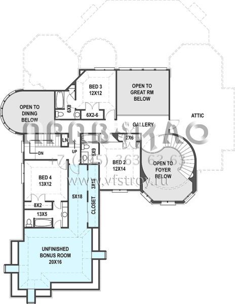 Проект двухэтажного дома с гаражом на три и более машин в современном стиле S5-314 (4195-00024)