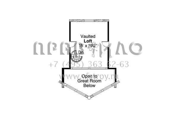 Проект двухэтажного дома с гаражом на две машины в русском стиле S5-146 (035-00668)