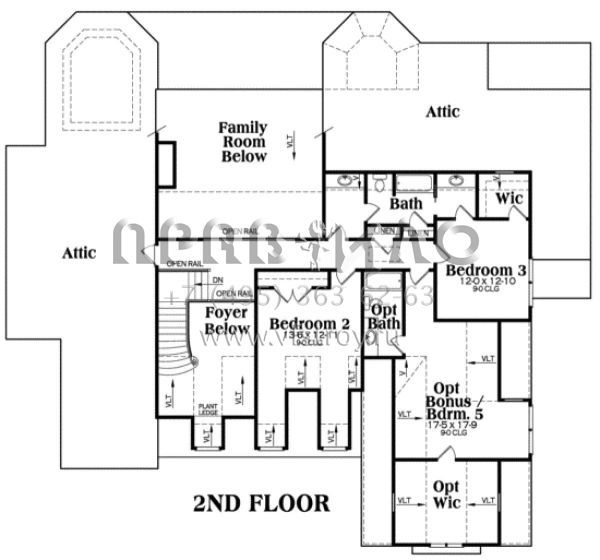 Проект двухэтажного дома с гаражом на три машины в стиле Ранчо S5-350 (009-00079)