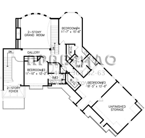 Проект двухэтажного дома с гаражом на три и более машин в современном стиле S5-350 (699-00053)