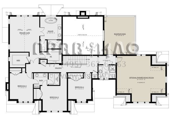Проект двухэтажного дома с гаражом на две машины в классическом стиле S5-329 (8937-00009)