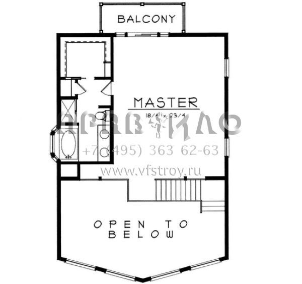 Проект двухэтажного дома без гаража в современном стиле S5-164 (692-00105)