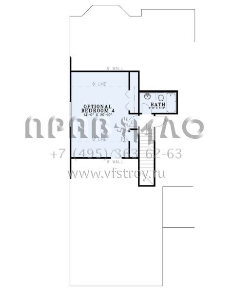 Проект одноэтажного дома с гаражом на две машины в американском стиле S5-232 (110-01110)