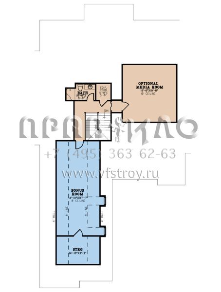 Проект двухэтажного дома с гаражом на три и более машин в английском стиле S5-396 (8318-00284)