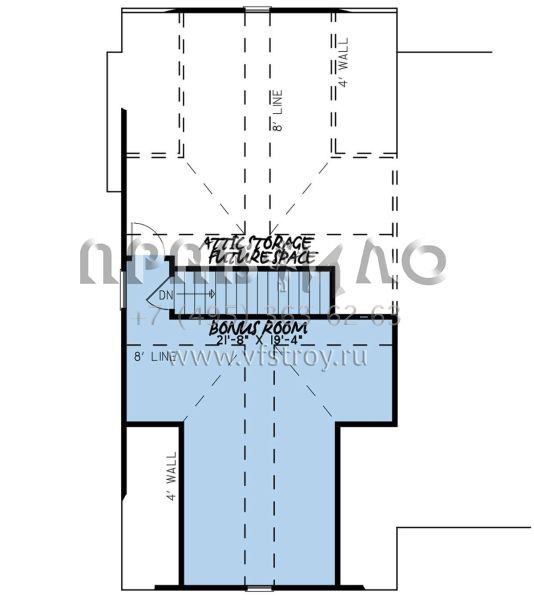 Проект одноэтажного дома с гаражом на две машины в современном стиле S5-206 (8318-00126)