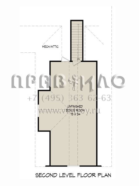 Проект одноэтажного дома с гаражом на три и более машин в современном стиле S5-214 (940-00967)