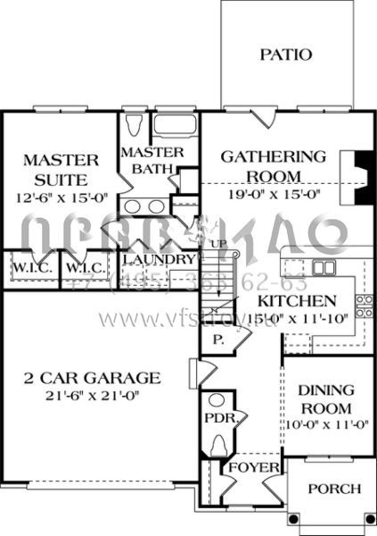 Проект двухэтажного дома с гаражом на две машины в американском стиле S5-177 (3323-00049)