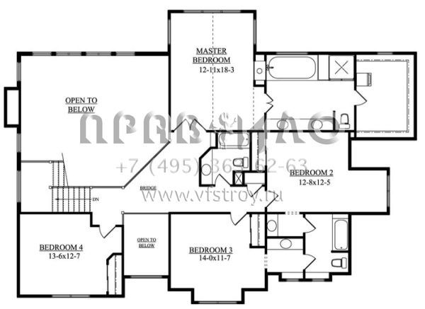 Проект двухэтажного дома с гаражом на три и более машин в стиле Шале S5-317 (5631-00007)