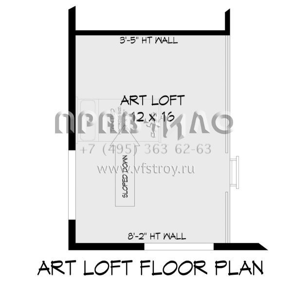 Проект трехэтажного дома с гаражом на две машины в современном стиле S5-203 (940-00411)