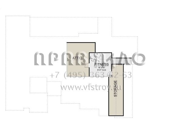 Проект двухэтажного дома с гаражом на три и более машин в английском стиле S5-398 (5445-00527)