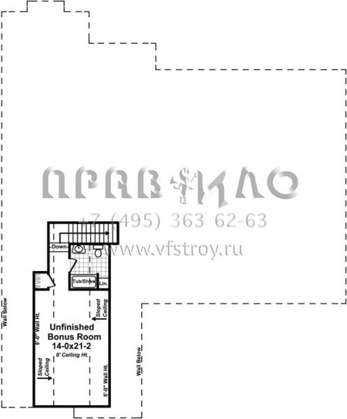 Проект одноэтажного дома с гаражом на две машины в стиле Ранчо S5-224 (348-00230)
