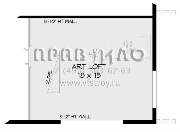 Проект трехэтажного дома с гаражом на две машины в современном стиле S5-177 (940-00835)