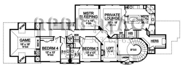 Проект двухэтажного дома с гаражом на две машины в современном стиле S5-435 (5445-00111)
