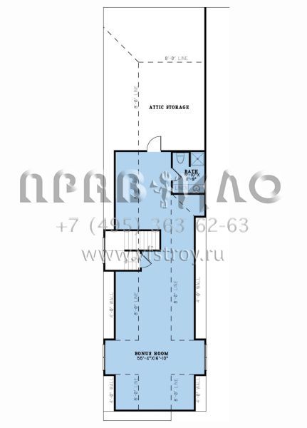 Проект одноэтажного дома с гаражом на две машины в американском стиле S5-289 (8318-00373)