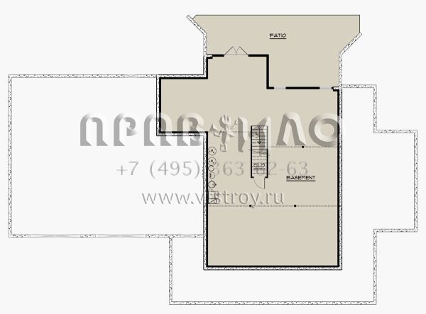 Проект одноэтажного дома с гаражом на две машины в стиле БарнХаус S5-169 (5032-00182)