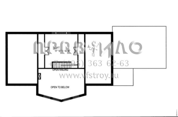 Проект двухэтажного дома с гаражом на две машины в скандинавском стиле S5-277 (039-00208)