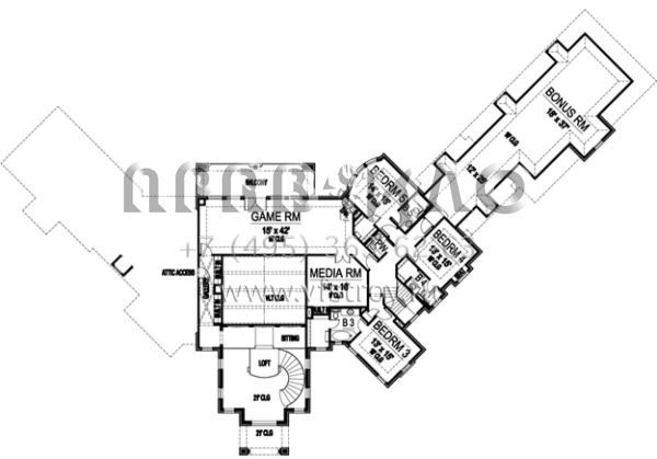 Проект двухэтажного дома с гаражом на три и более машин в современном стиле S5-698 (5445-00101)