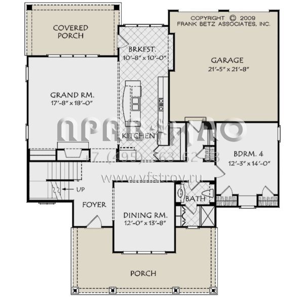 Проект двухэтажного дома с гаражом на две машины в классическом стиле S5-260 (8594-00114)