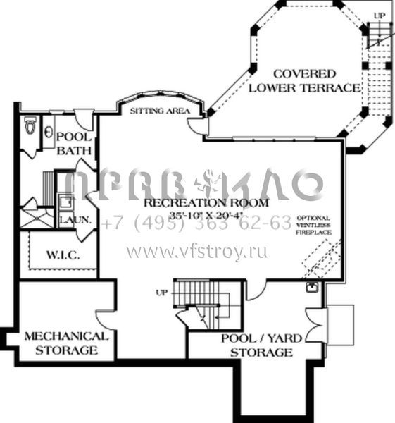 Проект двухэтажного дома с гаражом на две машины в американском стиле S5-497 (3323-00394)