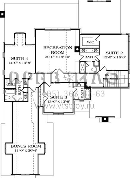 Проект двухэтажного дома с гаражом на две машины в современном стиле S5-383 (3323-00414)