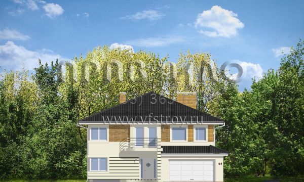 Проект коттеджа в стиле современного модерна S8-451-1 (Габриэль 2)