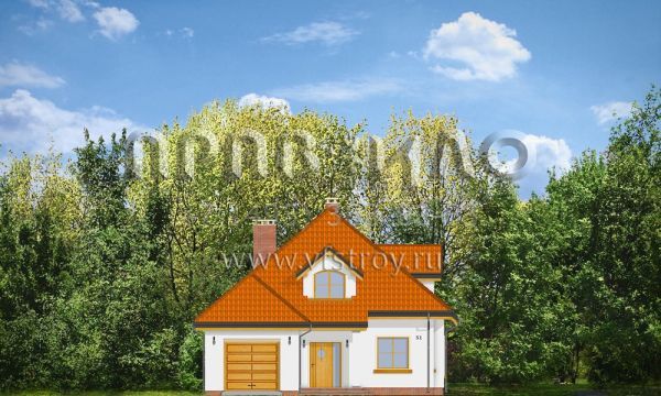 Проект керамоблочного дома со сложной кровлей S8-216-4 (Сюзанна)