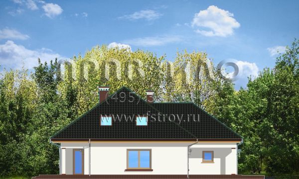 Проект дома для проблемного участка S8-282 (Наталья 2)