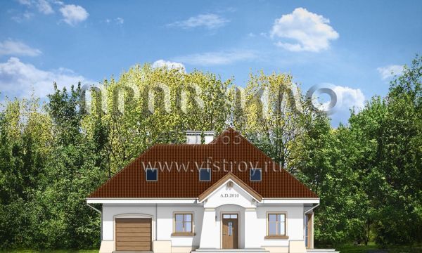 Проект дома с удобной планировкой S8-229-1 (Шалость 2)