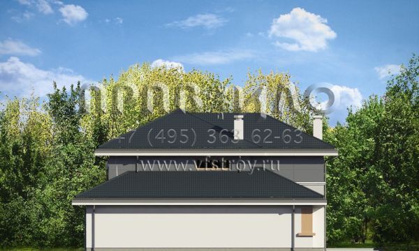 Проект дома из керамоблоков с подвалом S8-415-1 (Сидней)