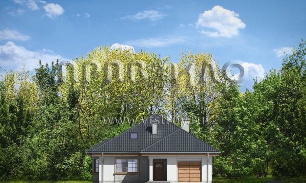 Проект дома для узкого участка S8-226 (Наталья 4)