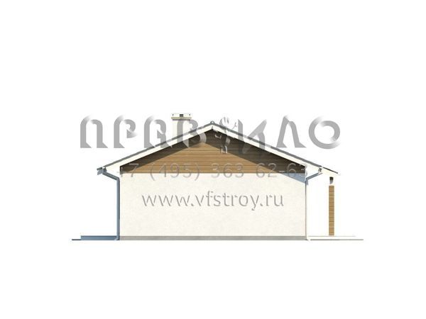 Проект компактного одноэтажного дома S3-82 (Z7)