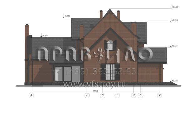 Дом в стиле Тюдоров S-265