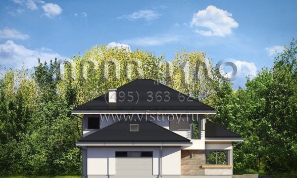 Проект городской виллы S8-365 (Дом с Видом 2)