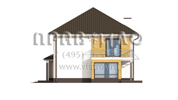 Проект дома с гаражом на две машины  S3-226-1 (Zx12 GL2)