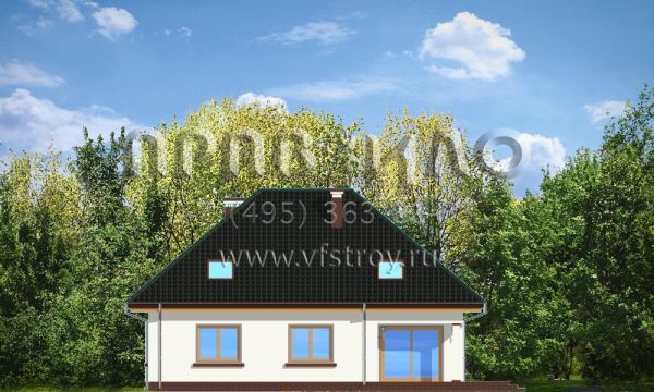 Проект дома для проблемного участка S8-282 (Наталья 2)