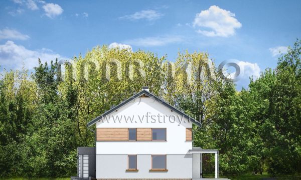 Проект дома с большой гостиной S8-205-2 (Миранда)