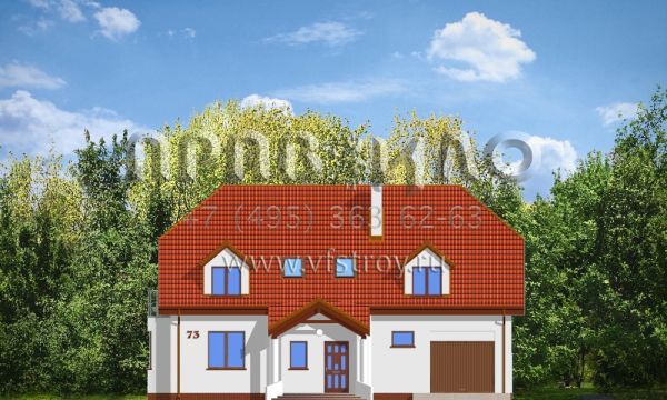 Проект небольшого коттеджа S8-261 (Акациевый)