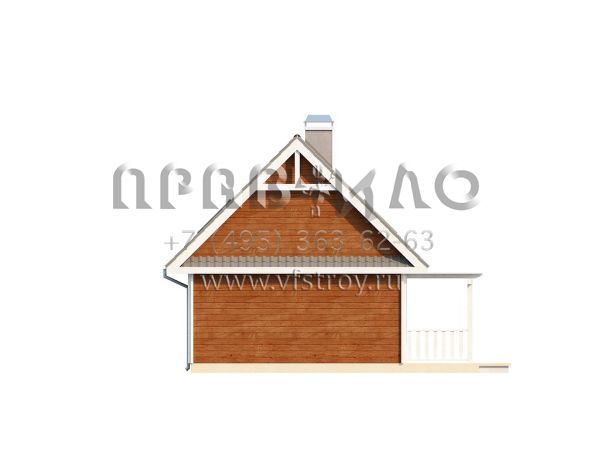 Проект небольшого уютного коттеджа  S3-84 (Z39)