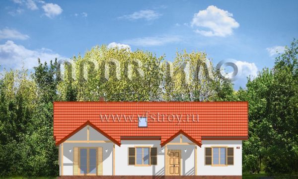 Проект дома с выходом на террасу S8-147-2 (Щегол)