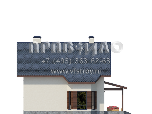 Проект коттеджа из газобетона S7-188 (3-11а)