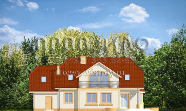 Проект дома с презентабельным входом S8-280-2 (Фокус)