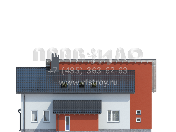 Проект коттеджа "Бавария" S7-229(3-44)