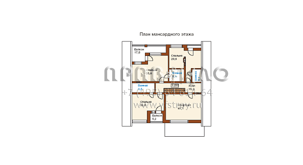 Проект просторного светлого дома L-379-1K