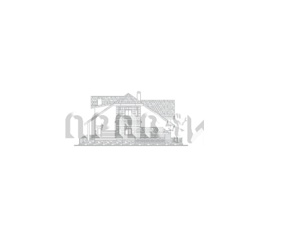 Компактный дом из газобетона с эффективной планировкой I-190-1P