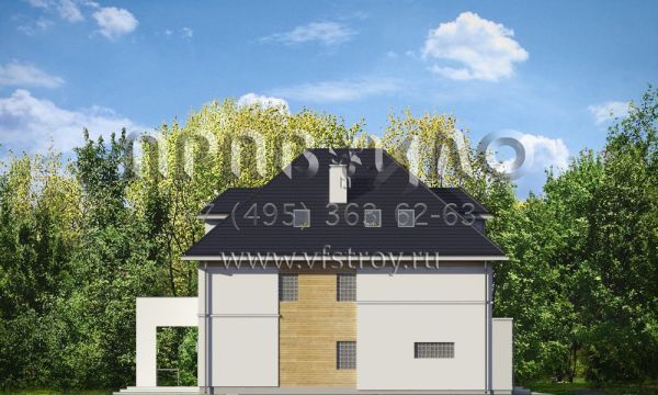 Проект двухэтажного коттеджа с чердаком S8-331 (Агат 2)