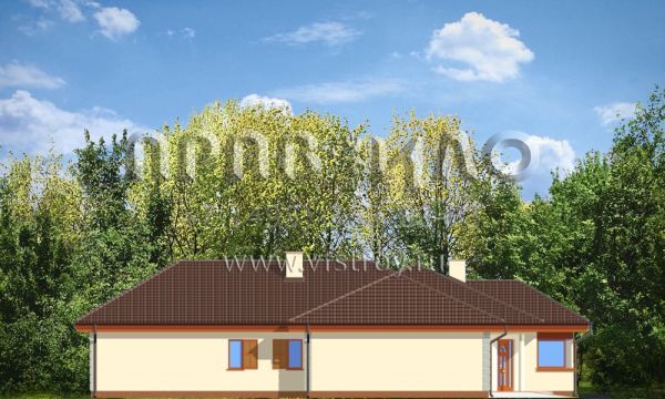 Проект просторного одноэтажного дома S8-236 (Комфортный)